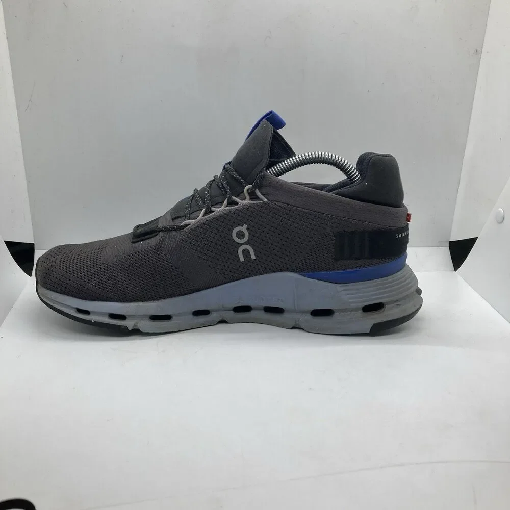 On Cloudnova Mens 9 Road Running Shoes Sneakers Blue Eclipse Chambray 26.98494
